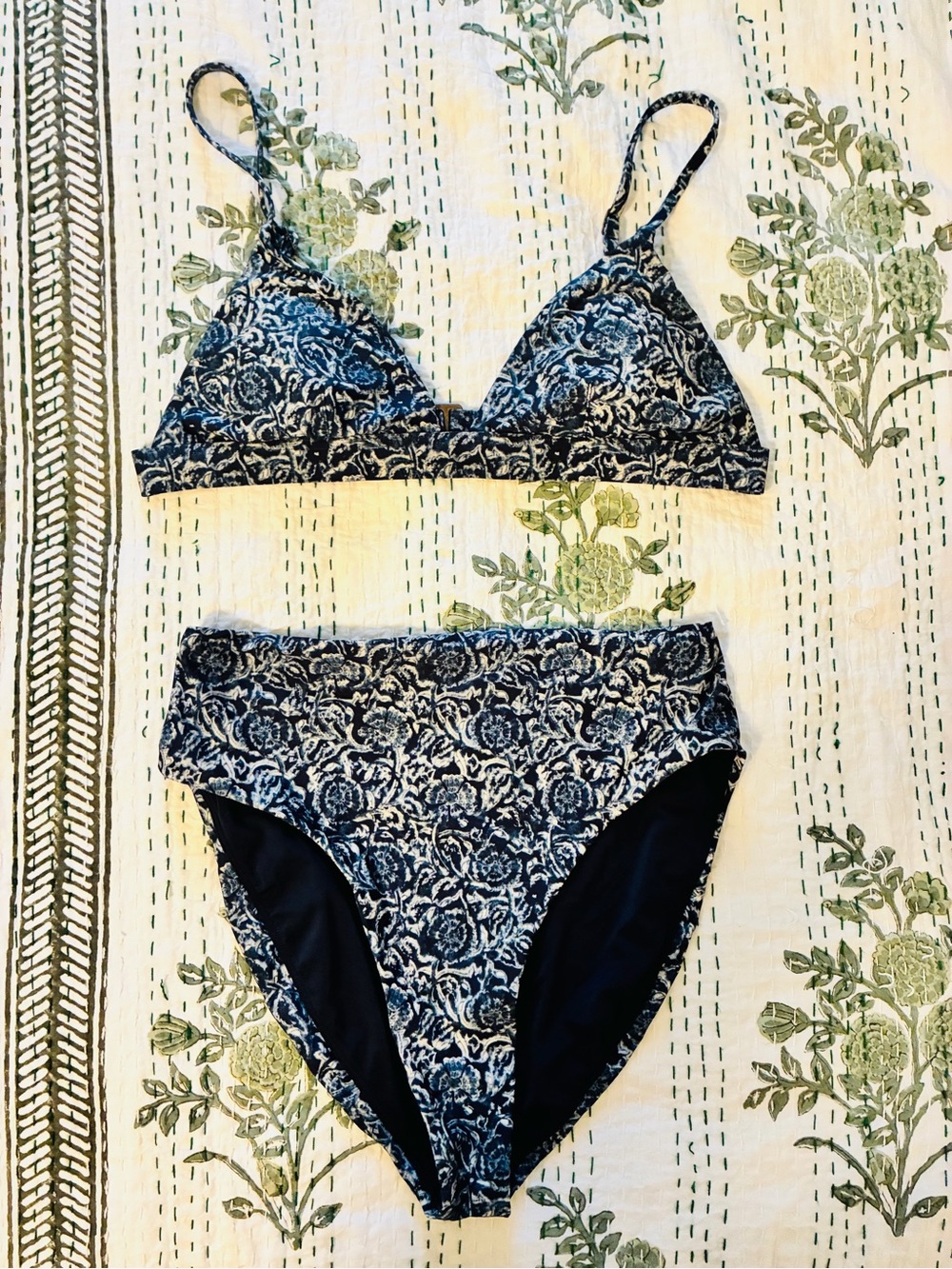 Faherty Indigo Batik Bikini